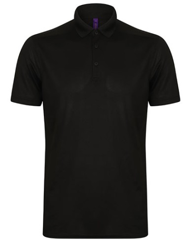 H-H460-Mens Slim Fit Stretch Polo Shirt + Wicking Finish